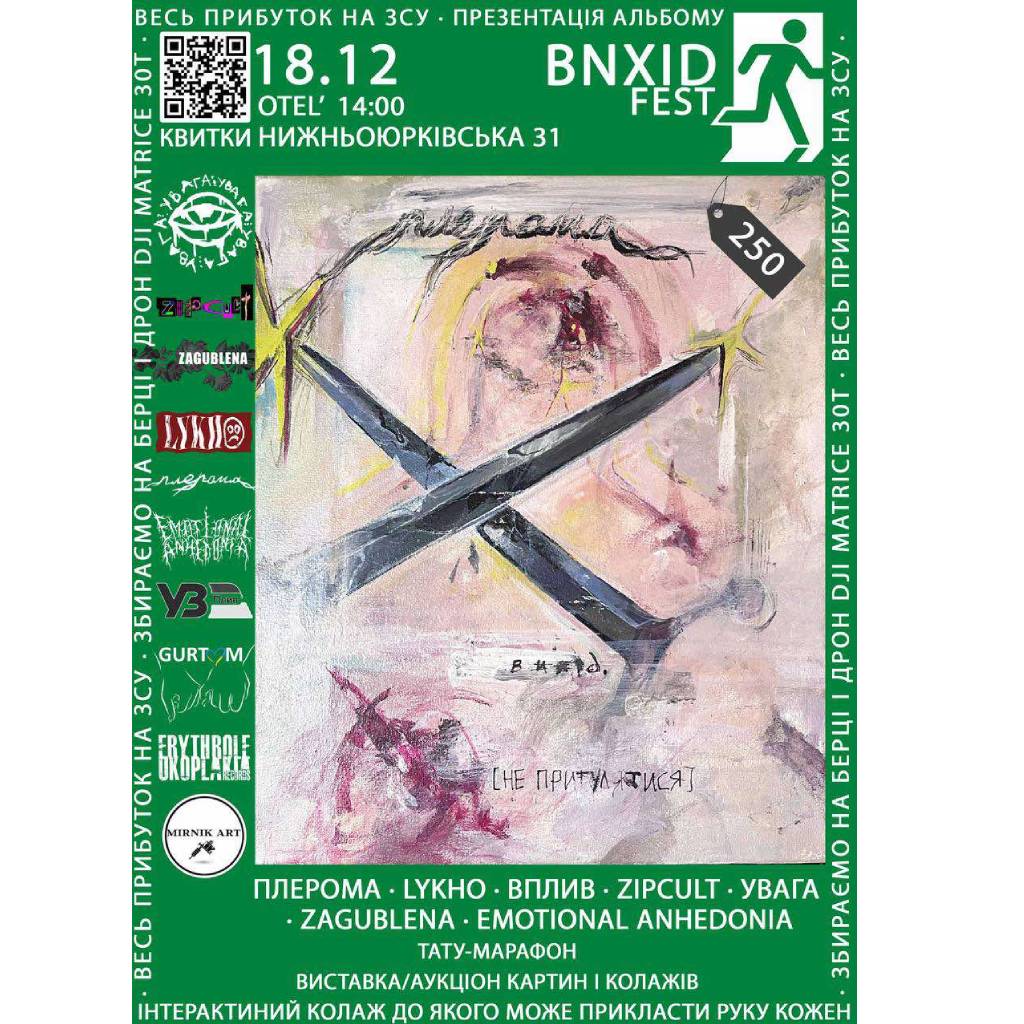 Друзі, запрошуємо вас на BNXID FEST