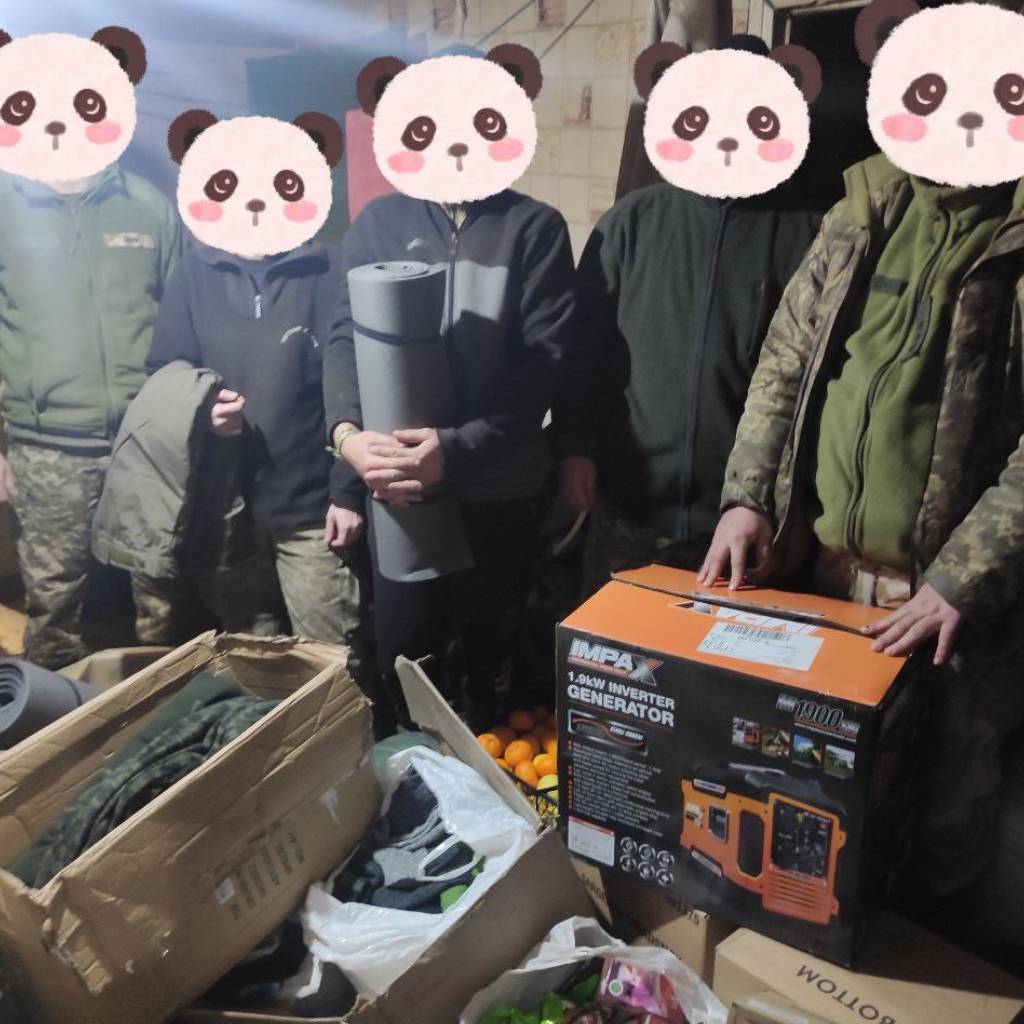 Від благодійника з Ірландії, приїхало ще декілька генераторів