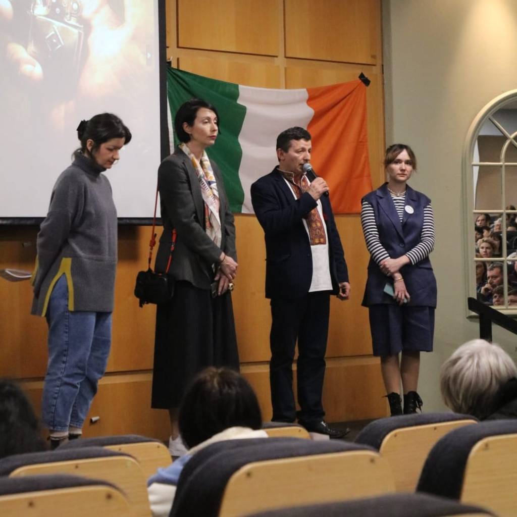 До Світового Конгресу Українців до 365 днів повномасштабного вторгнення та 9 років війни проти України, Association of Ukrainians in Republic of Ireland,  Наталія Красненкова