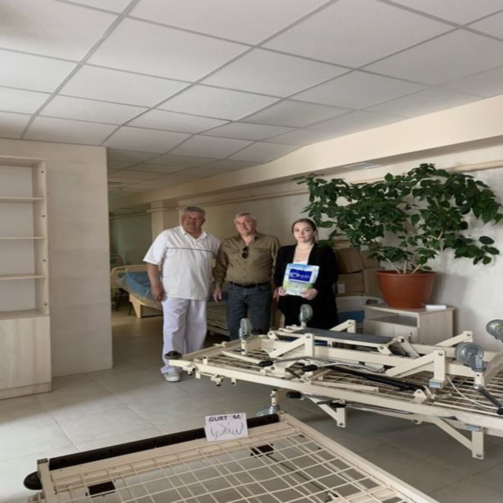Адміністрація, колектив Дунаєвецької багатопрофільної лікарні щиро та сердечно дякує БФ Gurtom за надання допомоги у вигляді функціональних медичних ліжок