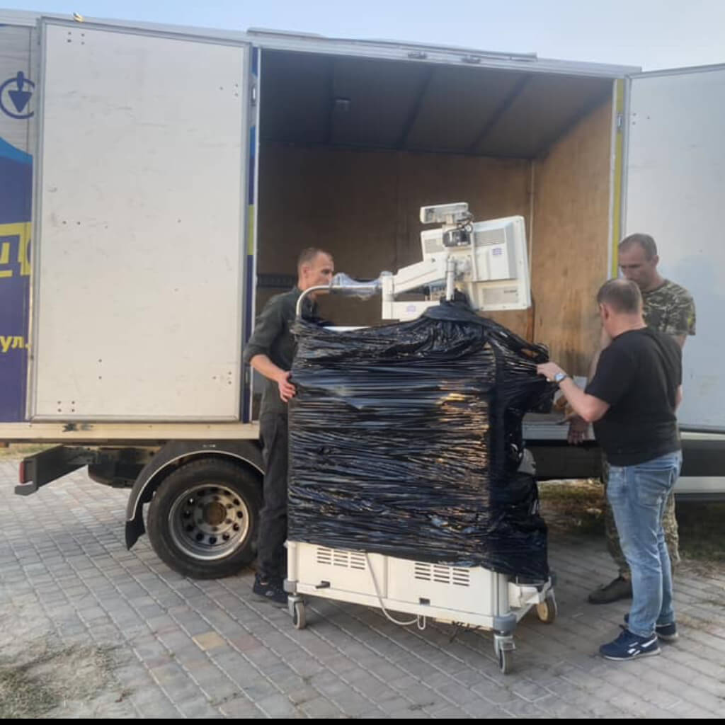 Робота медичного проекту рухається далі, передали  до Київський Військовий Госпіталь