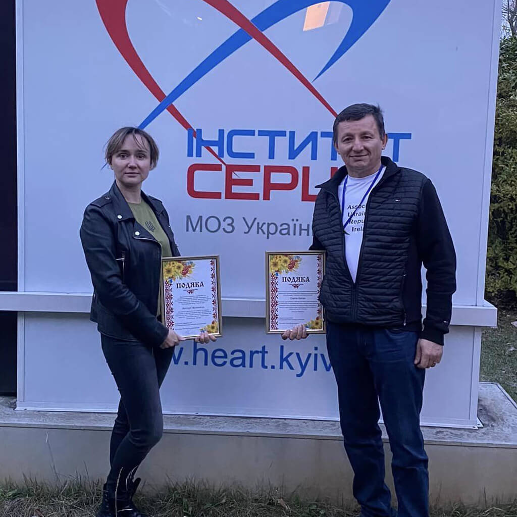 Відвідали кабінет гемодіалізу та реанімаційне відділення в якому використовують надані нами апарати діалізу задля порятунку життя пацієнтів.