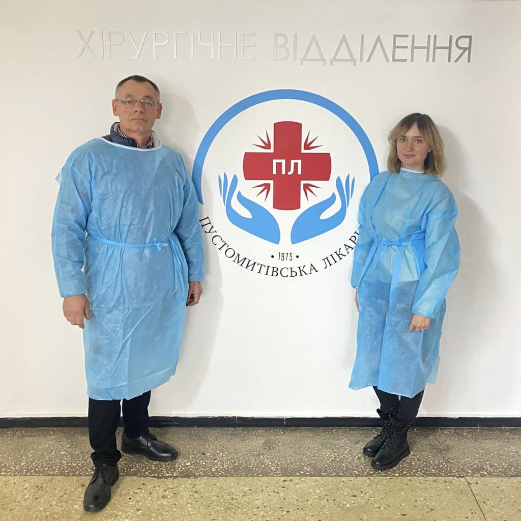 Ще один медичний заклад, в який ми завітали з головою Association of Ukrainians in Republic of Ireland, Sergiy Balan – це Пустомитівська  центральна районна лікарня.