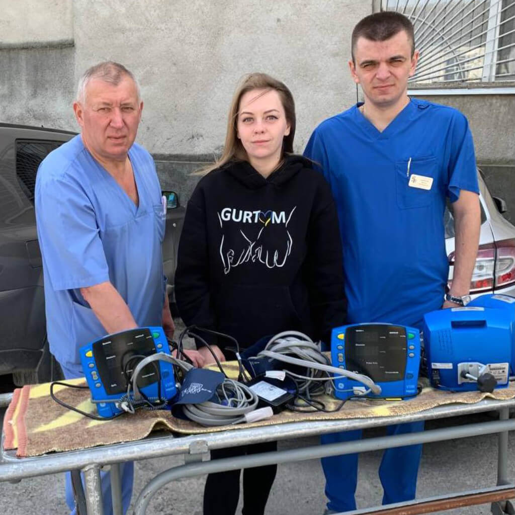 Отримали фотозвіт від КНП «Камʼянець-Подільська міська лікарня», щодо медичного обладнання, яке ми передали на передодні: