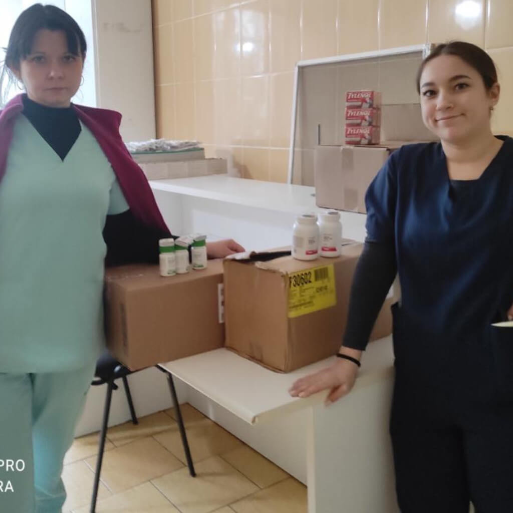 Отримали фотозвіт за медикаменти, що передали напередодні до Краматорської лікарні 3