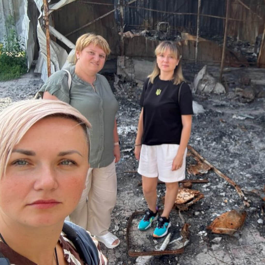 Сьогодні до нас завітала одна із директорів Ukrainian Action in Ireland – Elisabetta Karamushka.
