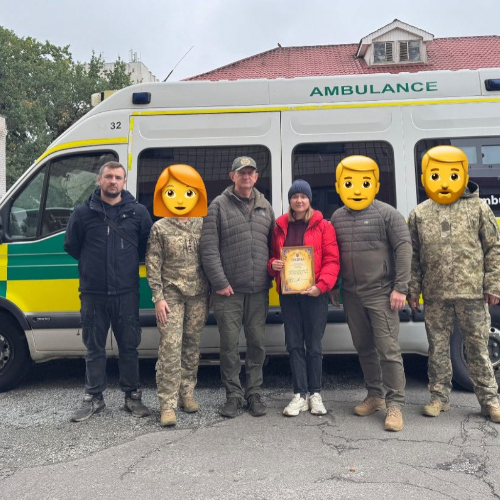 Для потреб медиків передали карету швидкої допомоги, яка буде використовуватись у Центрі тактичної медицини.