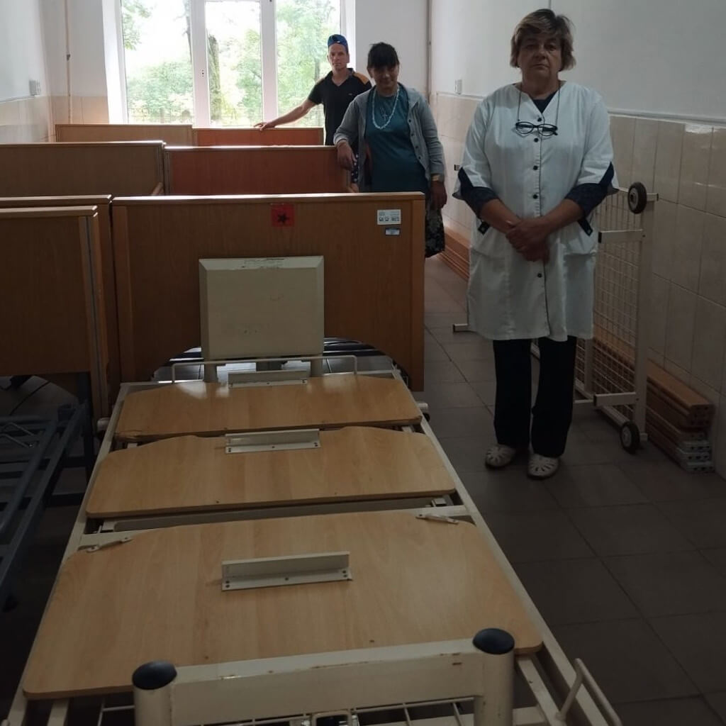 В рамках роботи медичного проекту для покращення умов перебування пацієнтів передали в “Прикарпатський обласний клінічний центр психічного здоров’я Івано-Франківської.