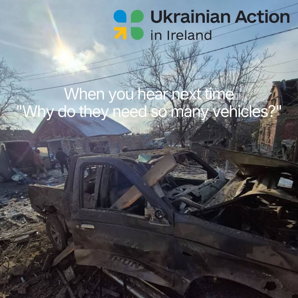 Напередодні Нового року завдяки нашим партнерам та благодійникам ￼ Ukrainian Action in Ireland передали авто в одну із бригад, для потреб парамедиків.