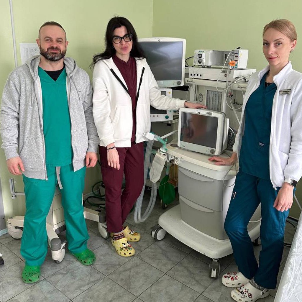 Колектив інституту вдячний за підтримку, адже дане медичне обладнання допоможе якісно та швидко надавати медичну допомогу пацієнтам.